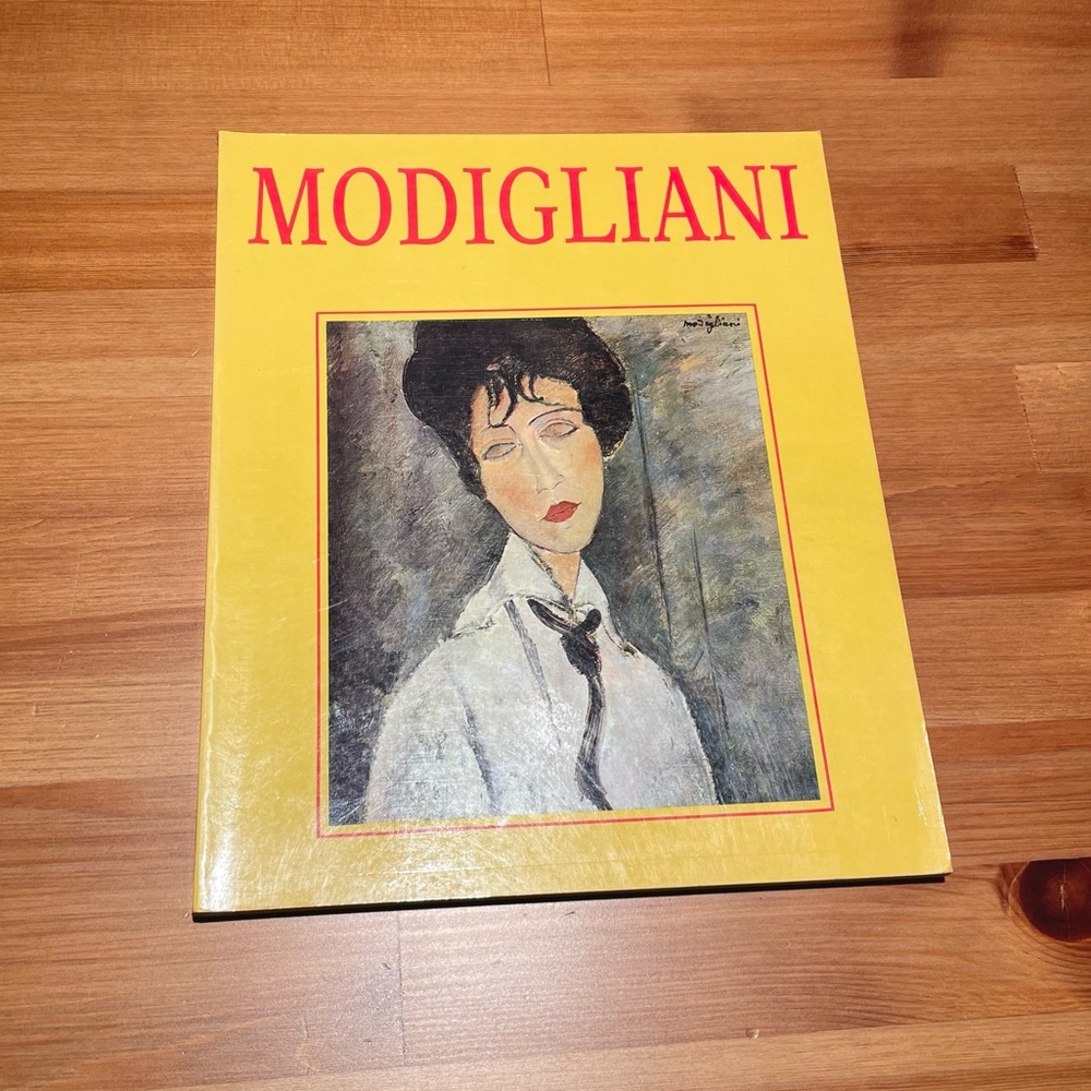 Vtg Modigliani Paperback Coffee Table Art Book Prints French Edition Yellow - Picture 2 of 14